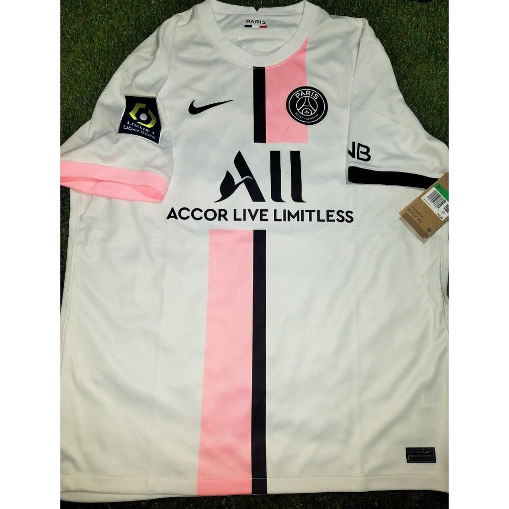Messi Paris Saint Germain PSG DEBUT 2021 2022 Away Soccer Jersey Shirt XL - Picture 2 of 5